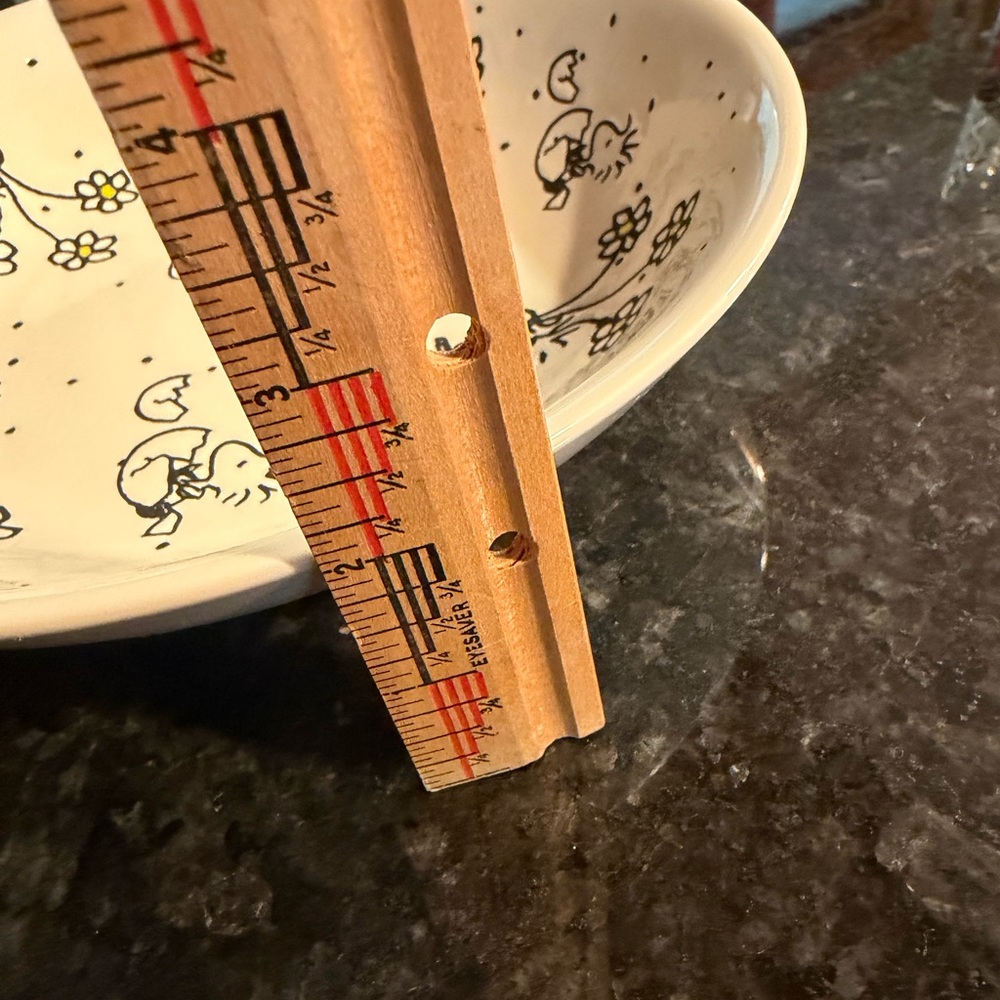 Zrike Peanuts Woodstock Stoneware Serving Bowl - Picture 5 of 5